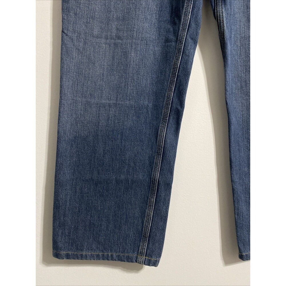 Carhartt Jeans Men's 38x32 Blue Relaxed Fit Straight Leg Mid Rise Zip Fly B18 - Picture 5 of 13